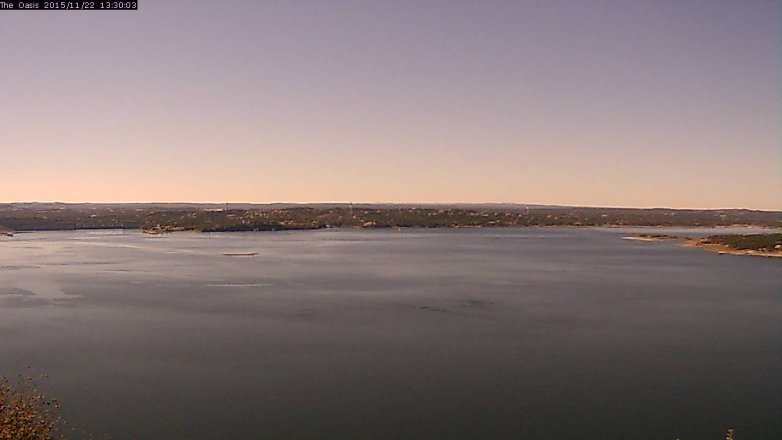 Lake Travis webcam, November 22, 2015 12:35 PM CT