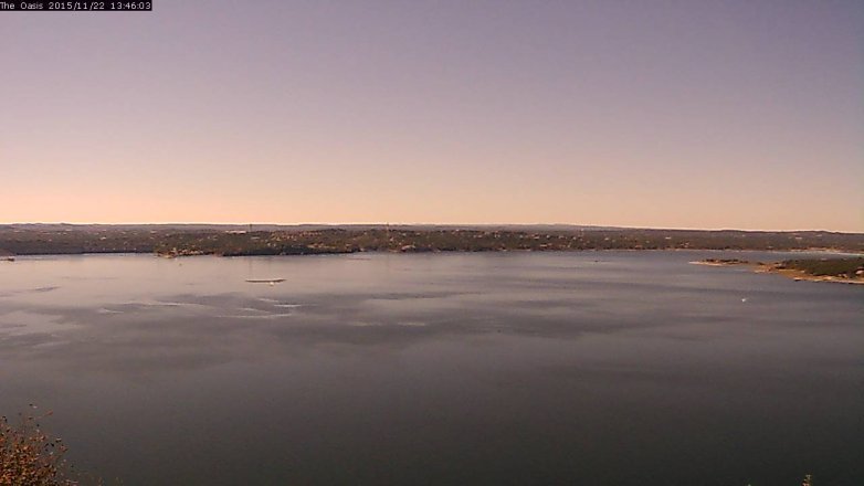 Lake Travis webcam, November 22, 2015 12:55 PM CT