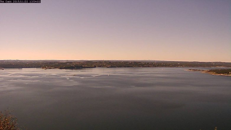 Lake Travis webcam, November 22, 2015 1:00 PM CT