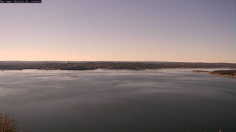 Lake Travis webcam, November 22, 2015 1:50 PM CT