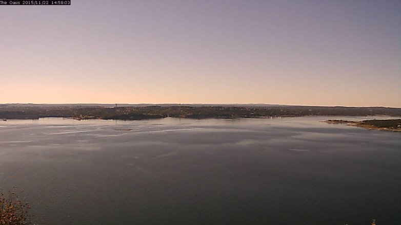 Lake Travis webcam, November 22, 2015 2:05 PM CT
