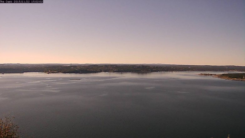 Lake Travis webcam, November 22, 2015 2:10 PM CT
