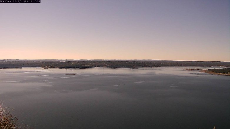Lake Travis webcam, November 22, 2015 2:15 PM CT