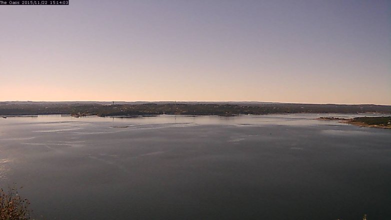 Lake Travis webcam, November 22, 2015 2:20 PM CT
