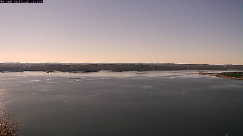 Lake Travis webcam, November 22, 2015 2:25 PM CT