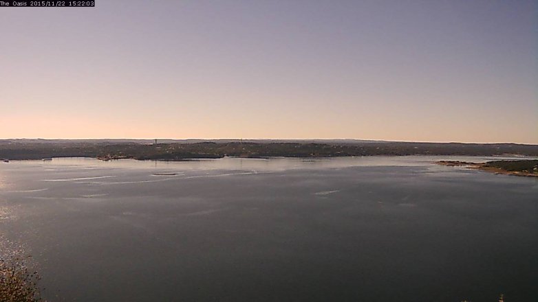 Lake Travis webcam, November 22, 2015 2:30 PM CT
