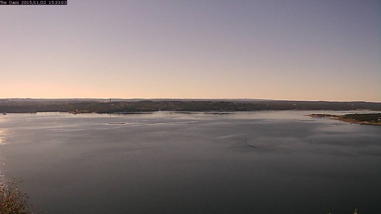 Lake Travis webcam, November 22, 2015 2:40 PM CT
