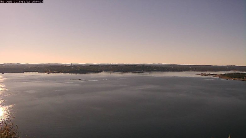 Lake Travis webcam, November 22, 2015 2:50 PM CT