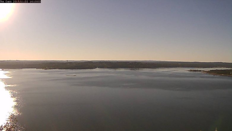 Lake Travis webcam, November 22, 2015 3:15 PM CT
