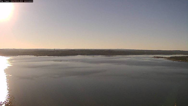 Lake Travis webcam, November 22, 2015 3:25 PM CT