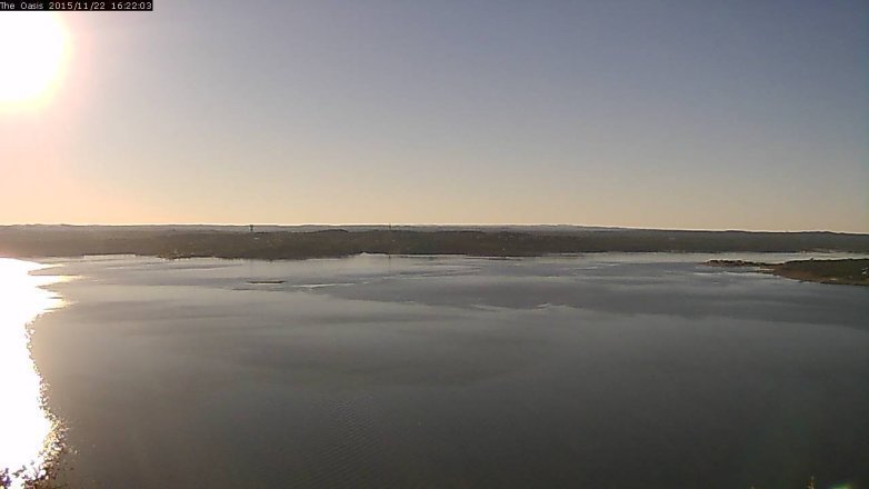Lake Travis webcam, November 22, 2015 3:30 PM CT