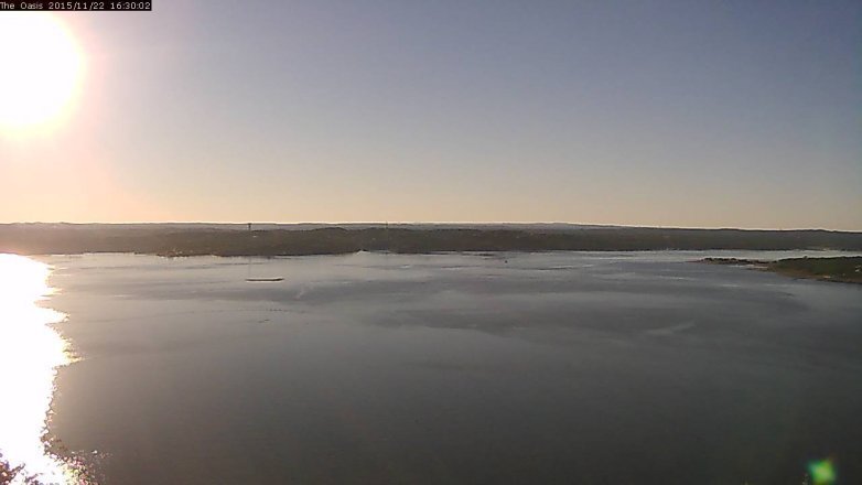 Lake Travis webcam, November 22, 2015 3:35 PM CT