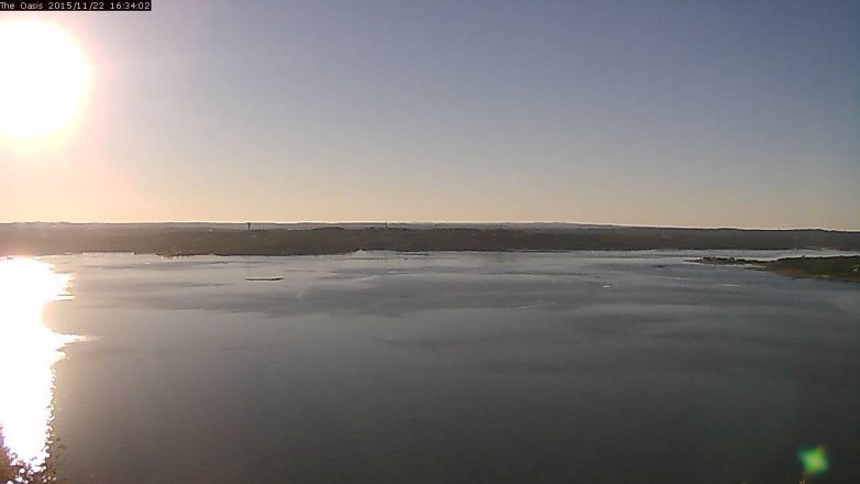 Lake Travis webcam, November 22, 2015 3:40 PM CT