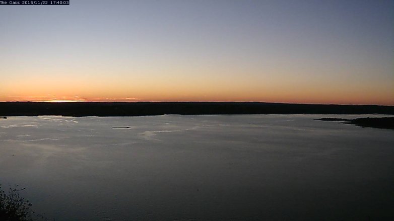 Lake Travis webcam, November 22, 2015 4:45 PM CT