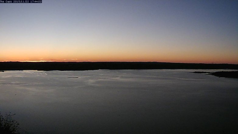 Lake Travis webcam, November 22, 2015 4:50 PM CT