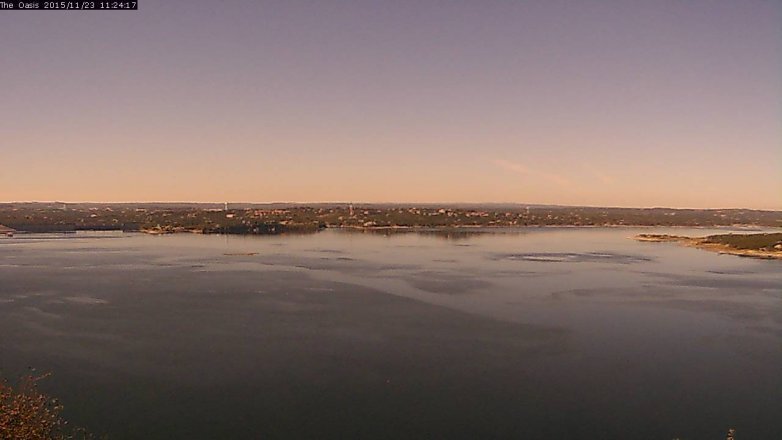 Lake Travis webcam, November 23, 2015 10:30 AM CT