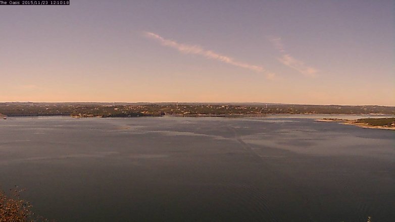 Lake Travis webcam, November 23, 2015 11:15 AM CT