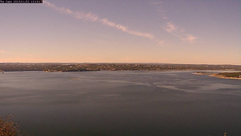Lake Travis webcam, November 23, 2015 11:25 AM CT