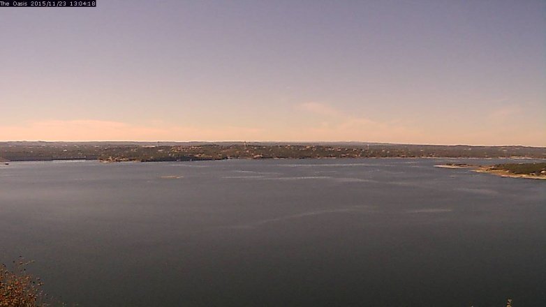 Lake Travis webcam, November 23, 2015 12:10 PM CT