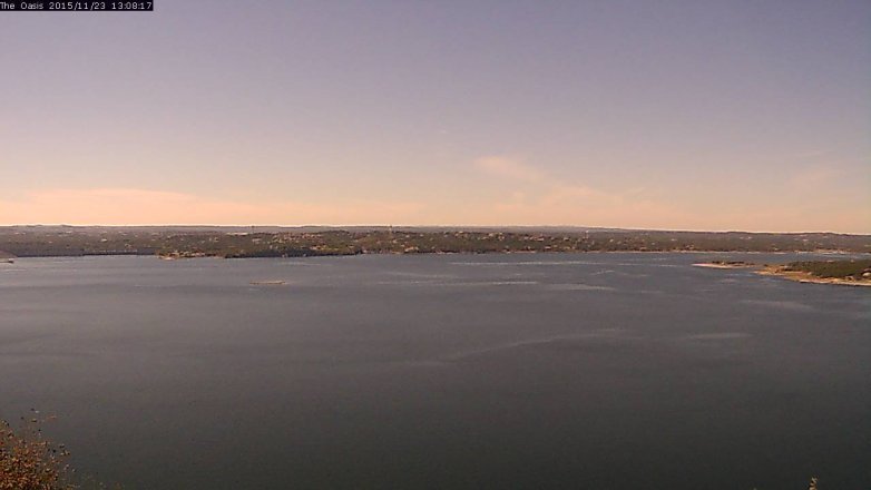 Lake Travis webcam, November 23, 2015 12:15 PM CT