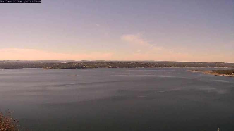 Lake Travis webcam, November 23, 2015 12:25 PM CT