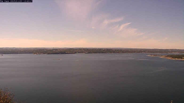 Lake Travis webcam, November 23, 2015 12:50 PM CT