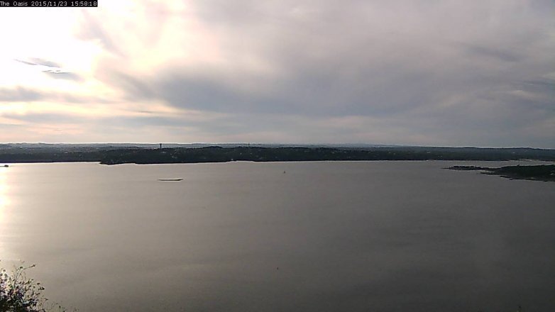 Lake Travis webcam, November 23, 2015 3:05 PM CT