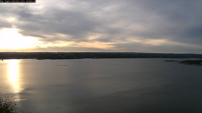 Lake Travis webcam, November 23, 2015 4:00 PM CT