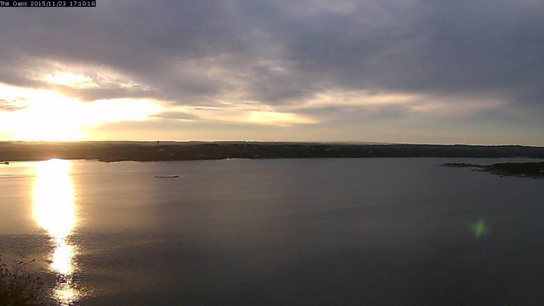 Lake Travis webcam, November 23, 2015 4:15 PM CT
