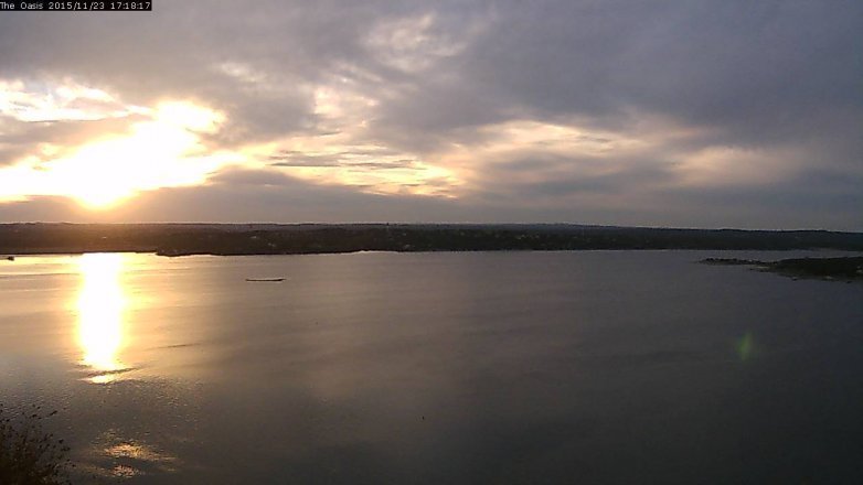 Lake Travis webcam, November 23, 2015 4:25 PM CT