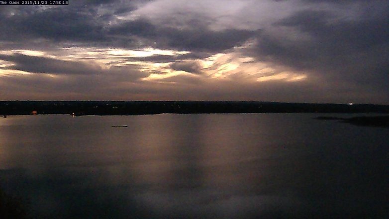 Lake Travis webcam, November 23, 2015 4:55 PM CT