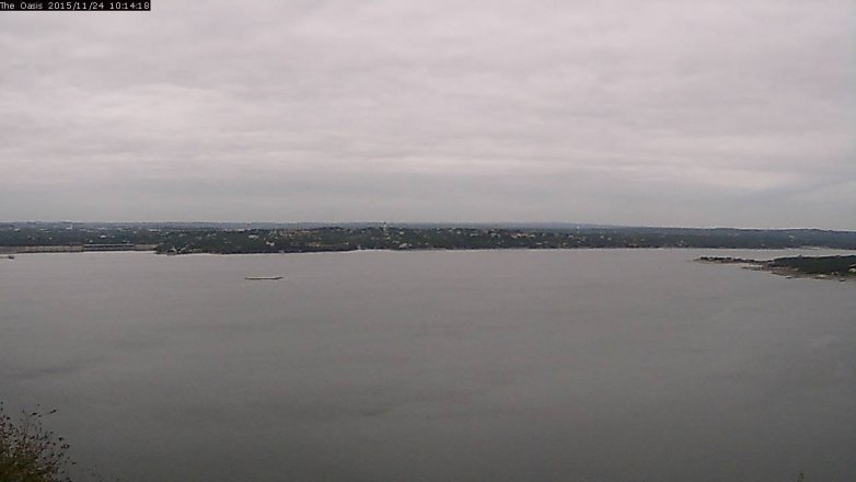 Lake Travis webcam, November 24, 2015 9:20 AM CT