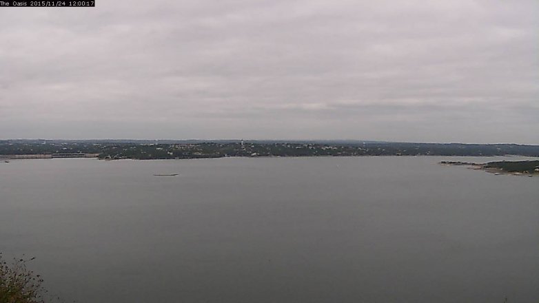 Lake Travis webcam, November 24, 2015 11:05 AM CT