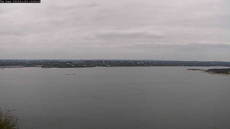 Lake Travis webcam, November 24, 2015 11:10 AM CT