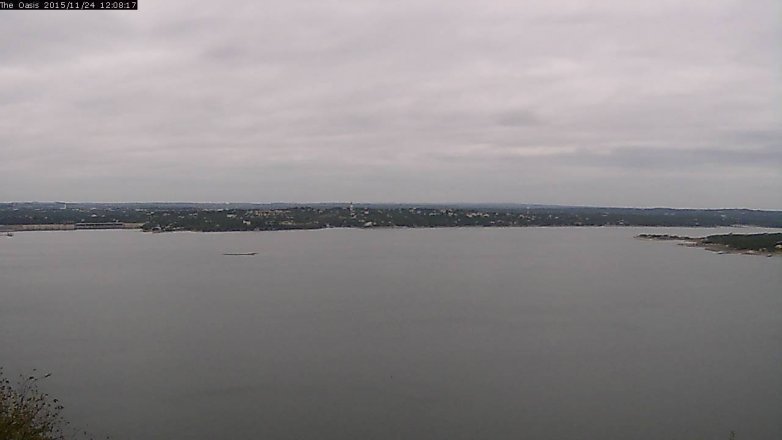 Lake Travis webcam, November 24, 2015 11:15 AM CT