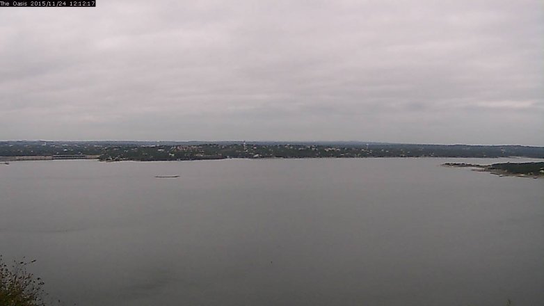 Lake Travis webcam, November 24, 2015 11:20 AM CT