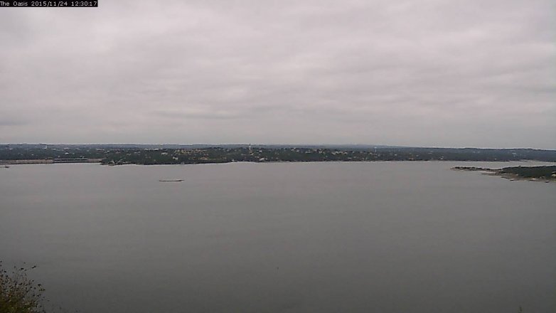 Lake Travis webcam, November 24, 2015 11:35 AM CT