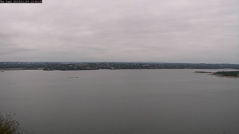 Lake Travis webcam, November 24, 2015 11:50 AM CT