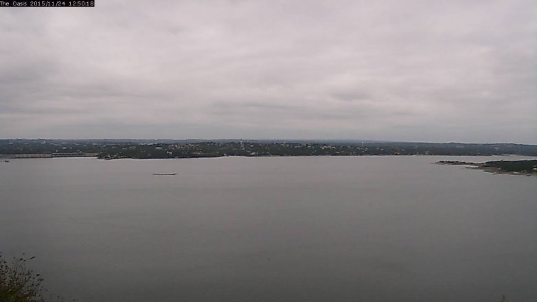 Lake Travis webcam, November 24, 2015 11:55 AM CT