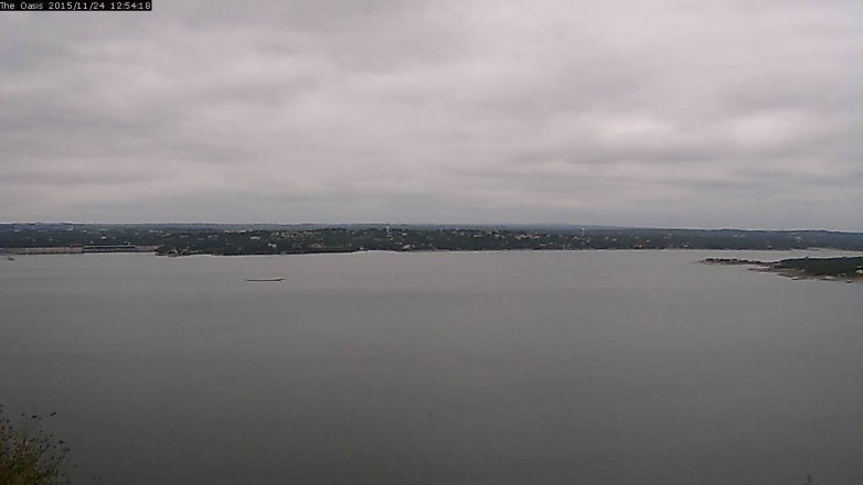 Lake Travis webcam, November 24, 2015 12:00 PM CT