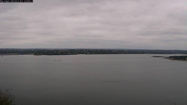 Lake Travis webcam, November 24, 2015 12:05 PM CT