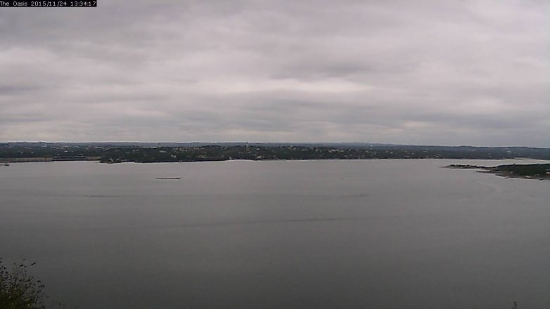 Lake Travis webcam, November 24, 2015 12:40 PM CT