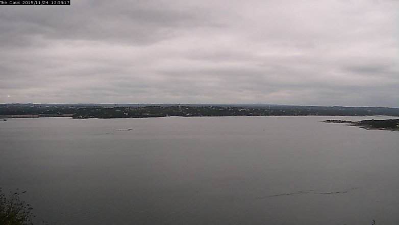 Lake Travis webcam, November 24, 2015 12:45 PM CT