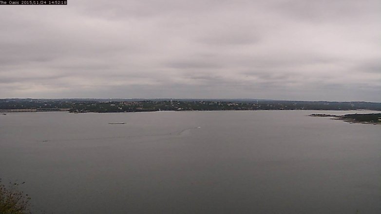 Lake Travis webcam, November 24, 2015 2:00 PM CT