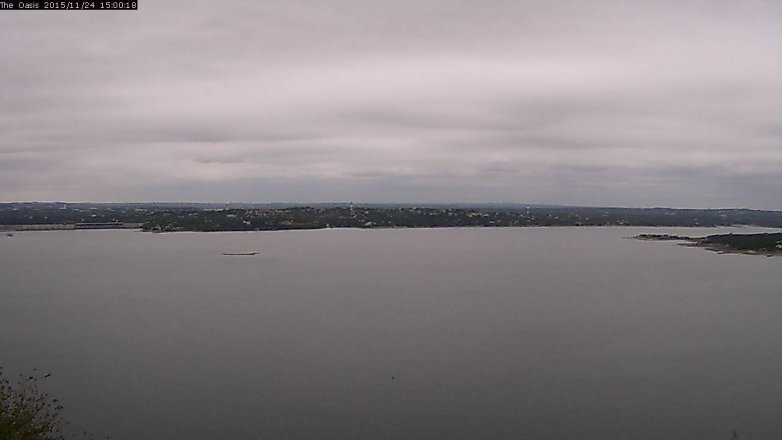 Lake Travis webcam, November 24, 2015 2:05 PM CT