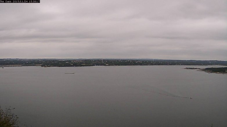 Lake Travis webcam, November 24, 2015 2:45 PM CT