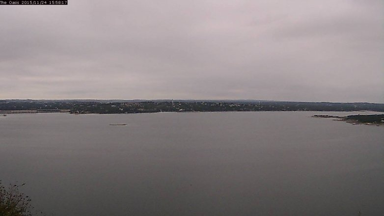 Lake Travis webcam, November 24, 2015 3:05 PM CT