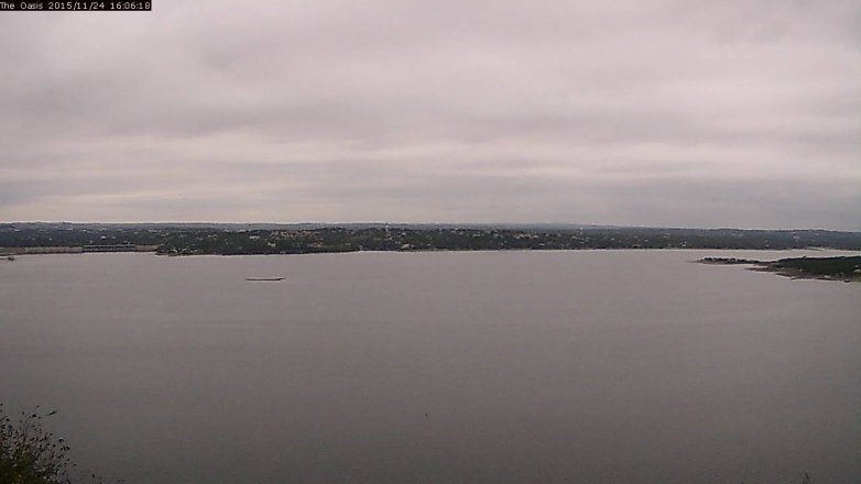 Lake Travis webcam, November 24, 2015 3:15 PM CT