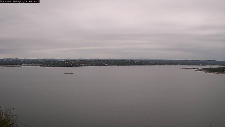 Lake Travis webcam, November 24, 2015 3:20 PM CT
