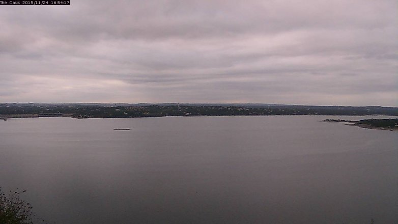 Lake Travis webcam, November 24, 2015 4:00 PM CT